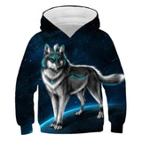 Children Kid 3D Printed Animal Hoodie