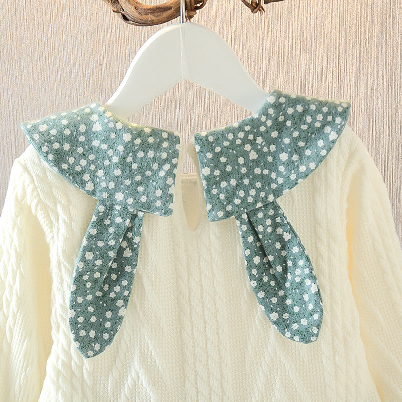 1-6Y Kid Baby Girl Cute Bunny Sets 2 Pcs