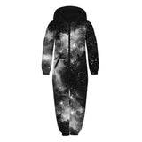 Kid Boy Girl Jumpsuit Loose Sky Digital Printed Zipper Rompers