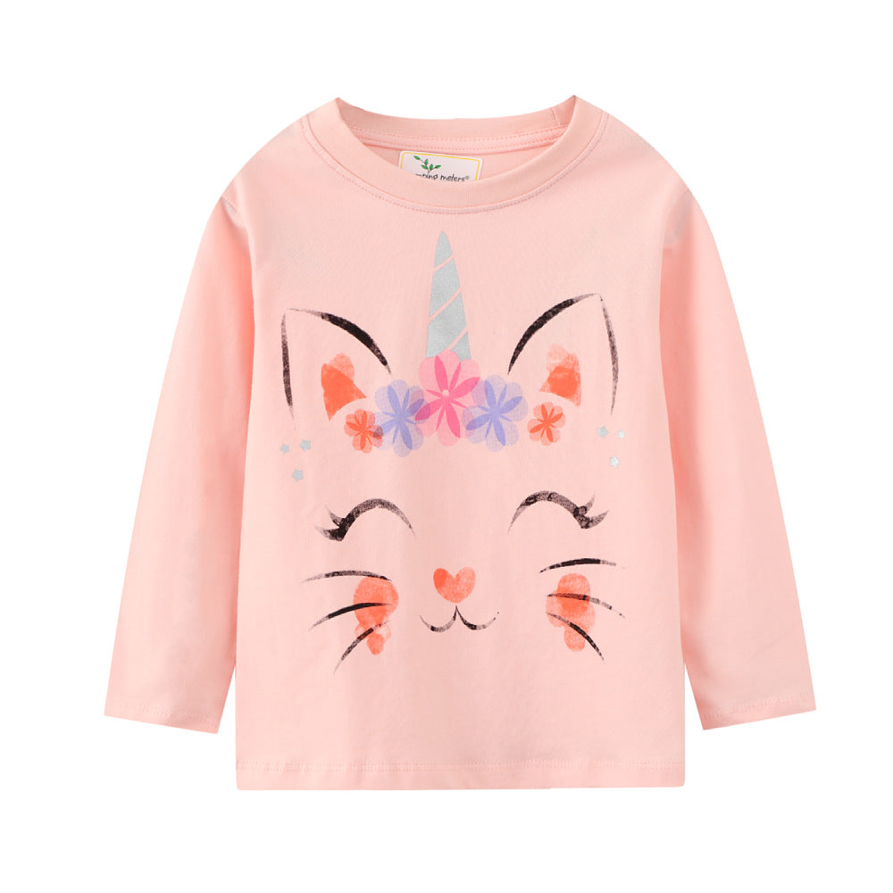 Kid Baby Girl Long Sleeve Shirt Autumn Winter Top