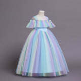 Kid Girl Princess Christmas Dream Gauze Performance Dresses