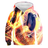 Kid Loose Long Sleeve 3D Printed Hoodie