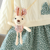 1-6Y Kid Baby Girl Cute Bunny Sets 2 Pcs