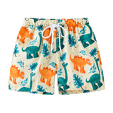 Summer Kids Boy Swimwear Fashion Striped Print Holiday Swimsuit