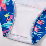 Kid Girls Swimsuit Ruffled One-piece Soaking Spring Beachwear