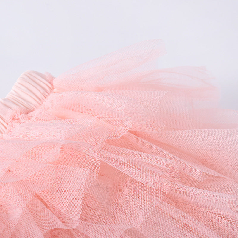 Kid Baby Girl Princess Pompous Bust Cake Skirts
