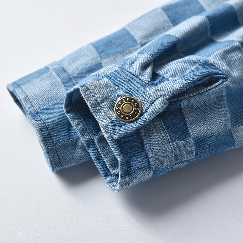 Kid Baby Boy Cowboy Coat Spring Neuter Long Sleeve Leisure Coats