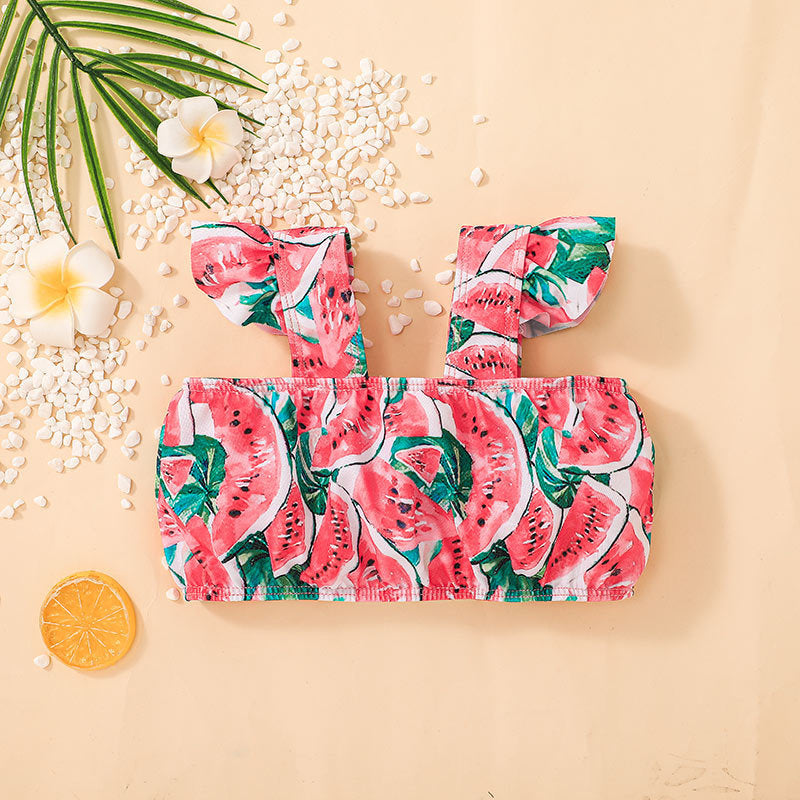 Kid Baby Girls Swimming Suit Cute Watermelon Swimsuit