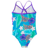 Kid Girls Swimsuit Ruffled One-piece Soaking Spring Beachwear