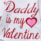 Baby Girl Long Sleeve Valentine's Day Spring 3 Pcs Set