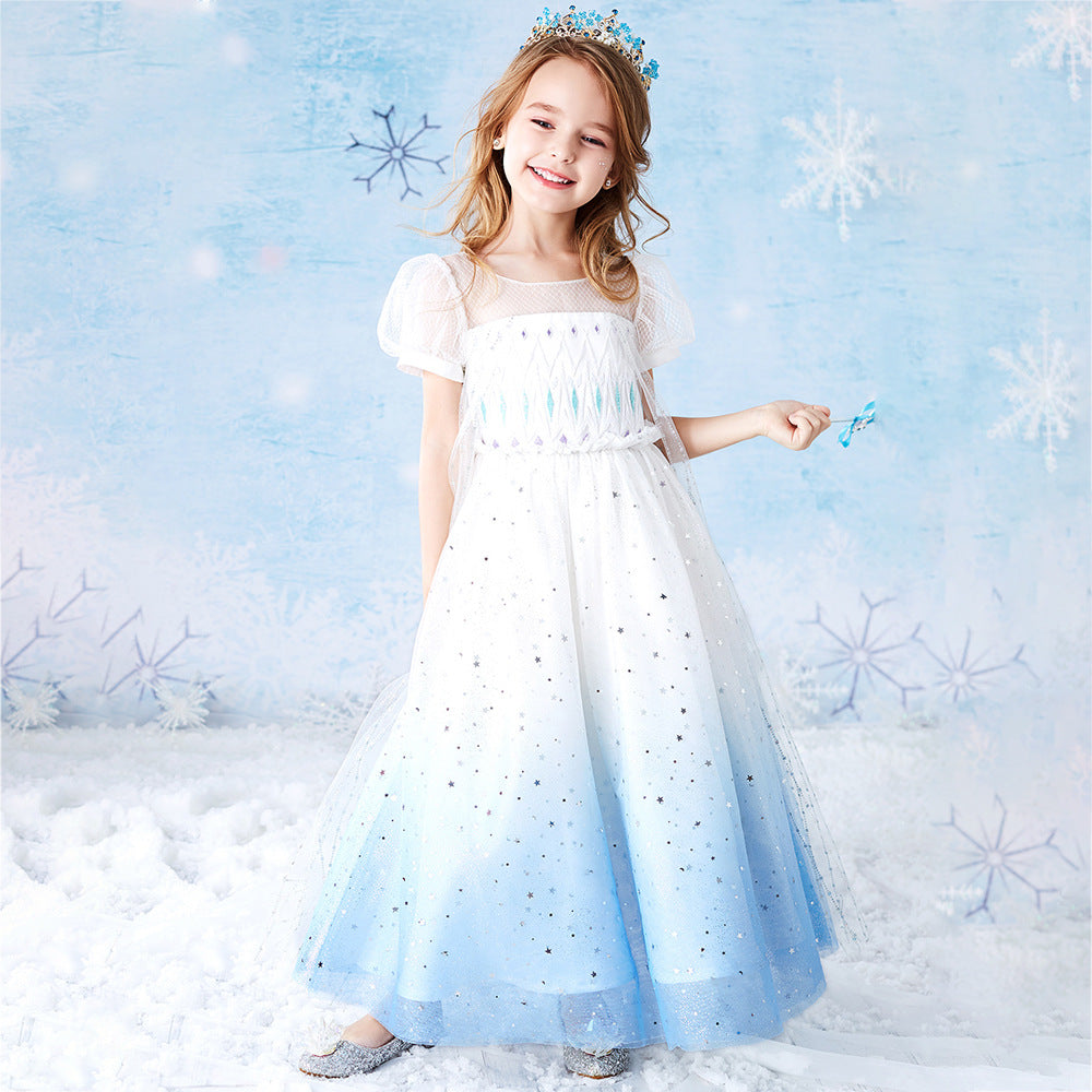Kid Baby Girl Princess Summer New Frozen Aisha Pompous Dresses
