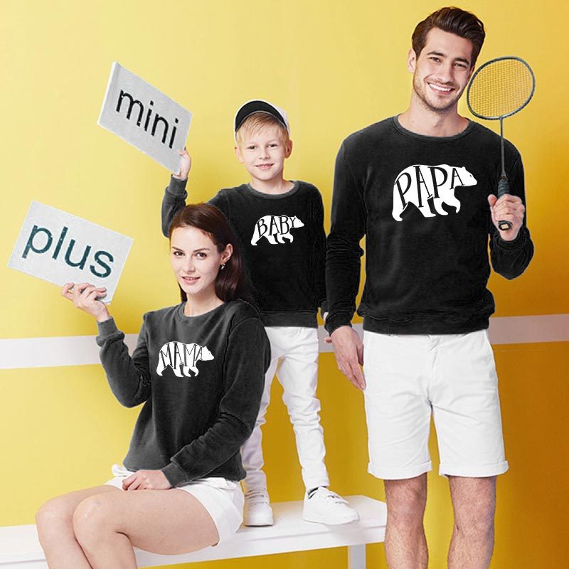Family Matching Ins Parent-child Long Sleeves Hoodie