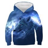 Children Kid 3D Printed Animal Hoodie