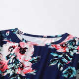 Family Matching Parent-child Printed Long Dresses