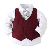 Kid Baby Boy Gentleman Suits 2 Pcs Sets