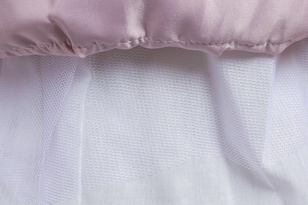 Kid Baby Girl Long-sleeved Gauze Puffy Princess Dress
