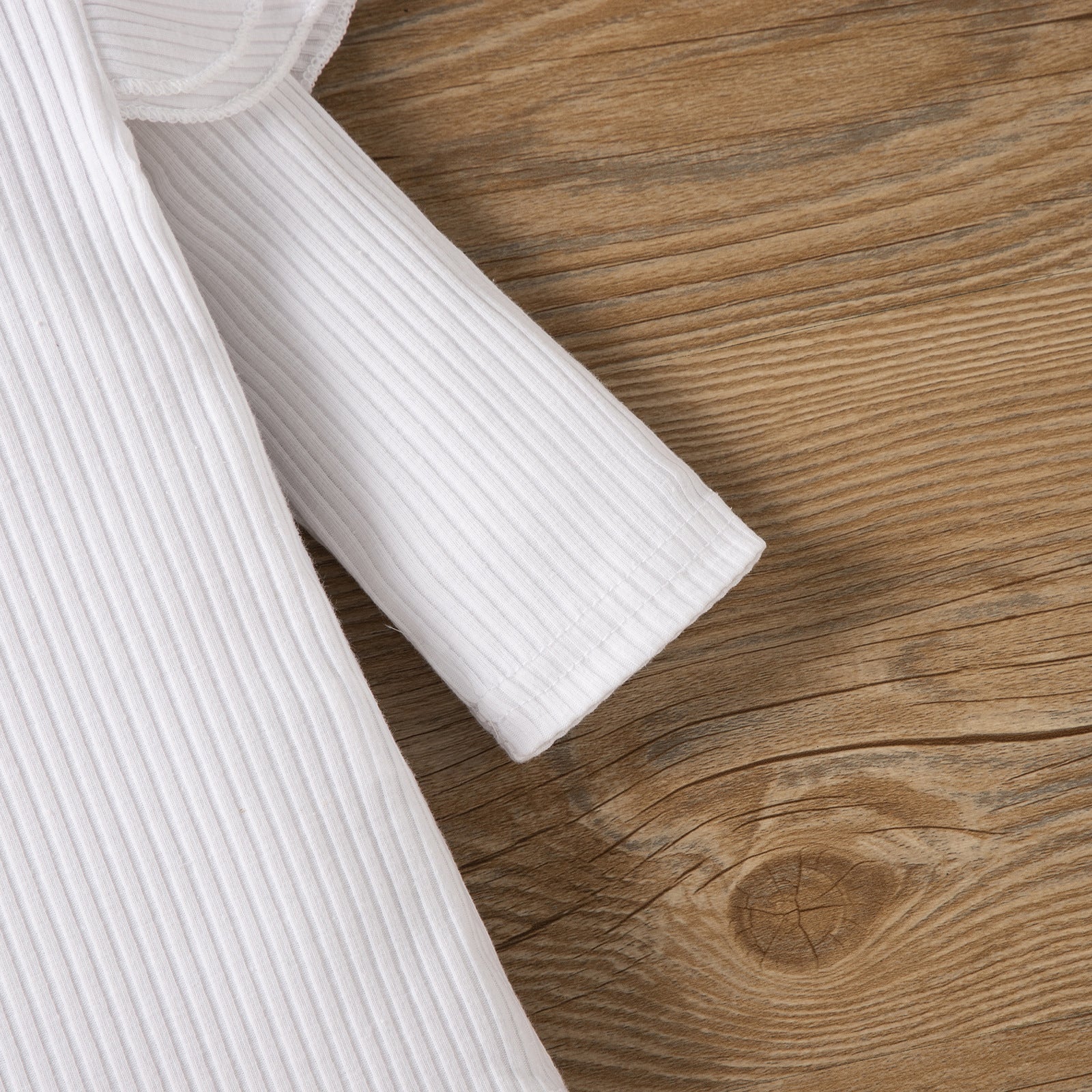 Kid Baby Girl Long Sleeve Jeans Hole Suit Spring Stripe 2 Pcs Sets