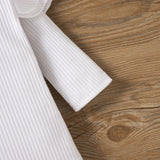 Kid Baby Girl Long Sleeve Jeans Hole Suit Spring Stripe 2 Pcs Sets