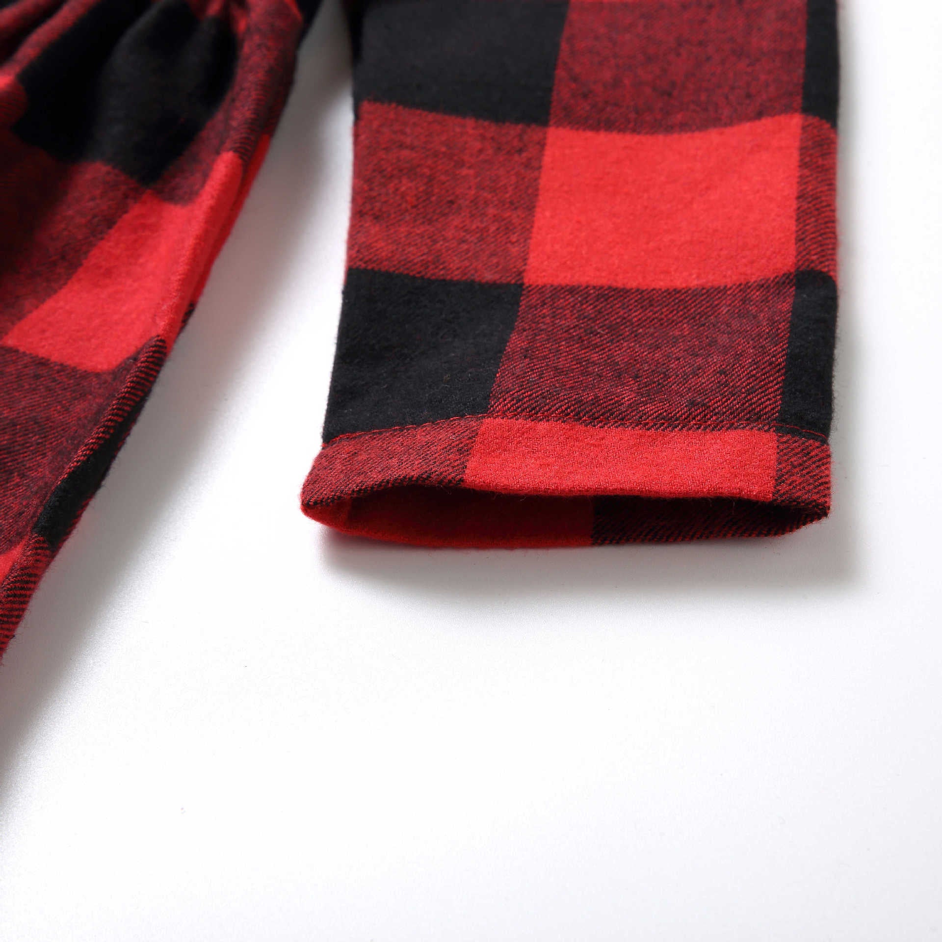 Family Matching Mother Daughter Plaid Christmas Autumn Dress