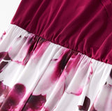 Family Matching Parent-child Printed Sleeveless Summer Dresses