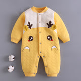Baby Girl Boy One-piece Autumn Winter Cotton Warm Romper