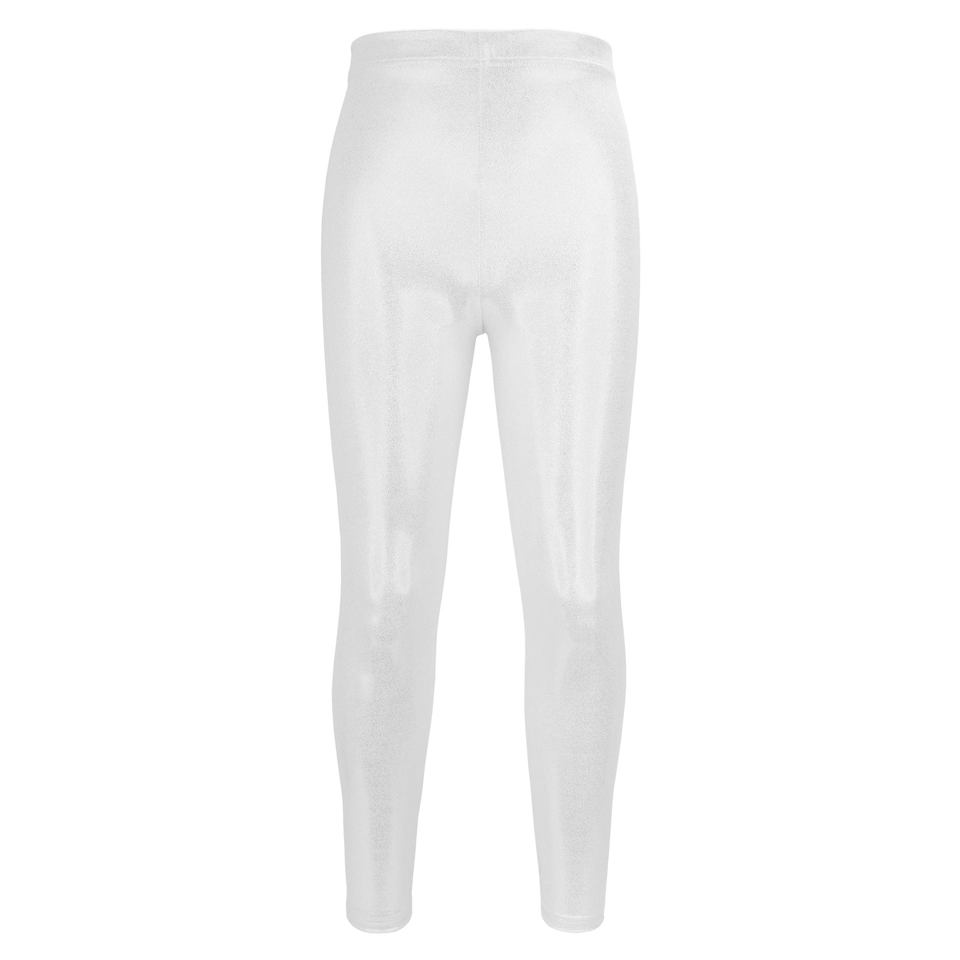 Kid Girl Dance Bright Gold Stamping High Elastic Breathable Yoga Pants