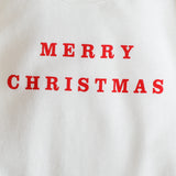 Kid Baby Girl Christmas Long Sleeve Letter Stripe Flare 2 Pcs Suits Sets