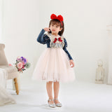Kid Baby Girl Puffy Western Style Dress