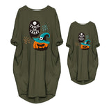 Family Matching Parent-child Autumn Halloween Mother-daughter Dress