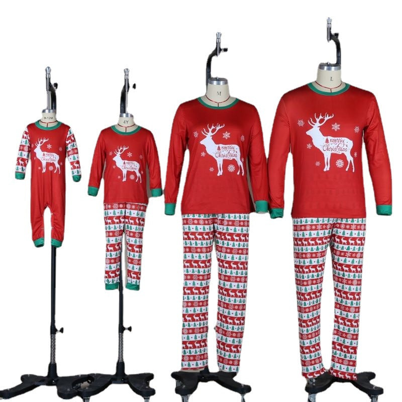 Family Parent-child Outfit Christmas Set Pajamas