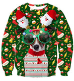 Kid 3D Printed Round Neck Christmas Fashion Hoodie