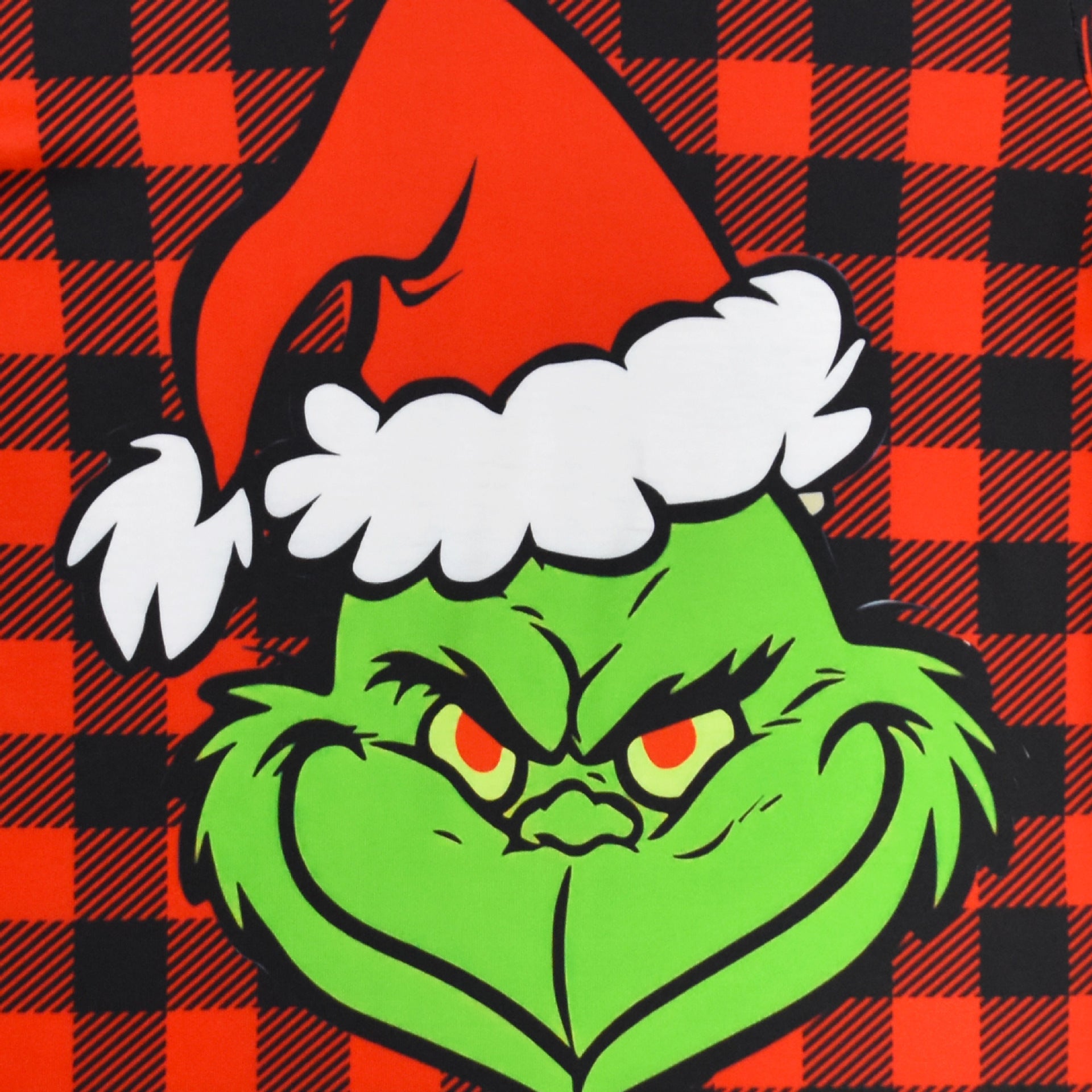 Kid Boy Girl Long-sleeved Home Suit Christmas Green Furley Grinch Pajamas