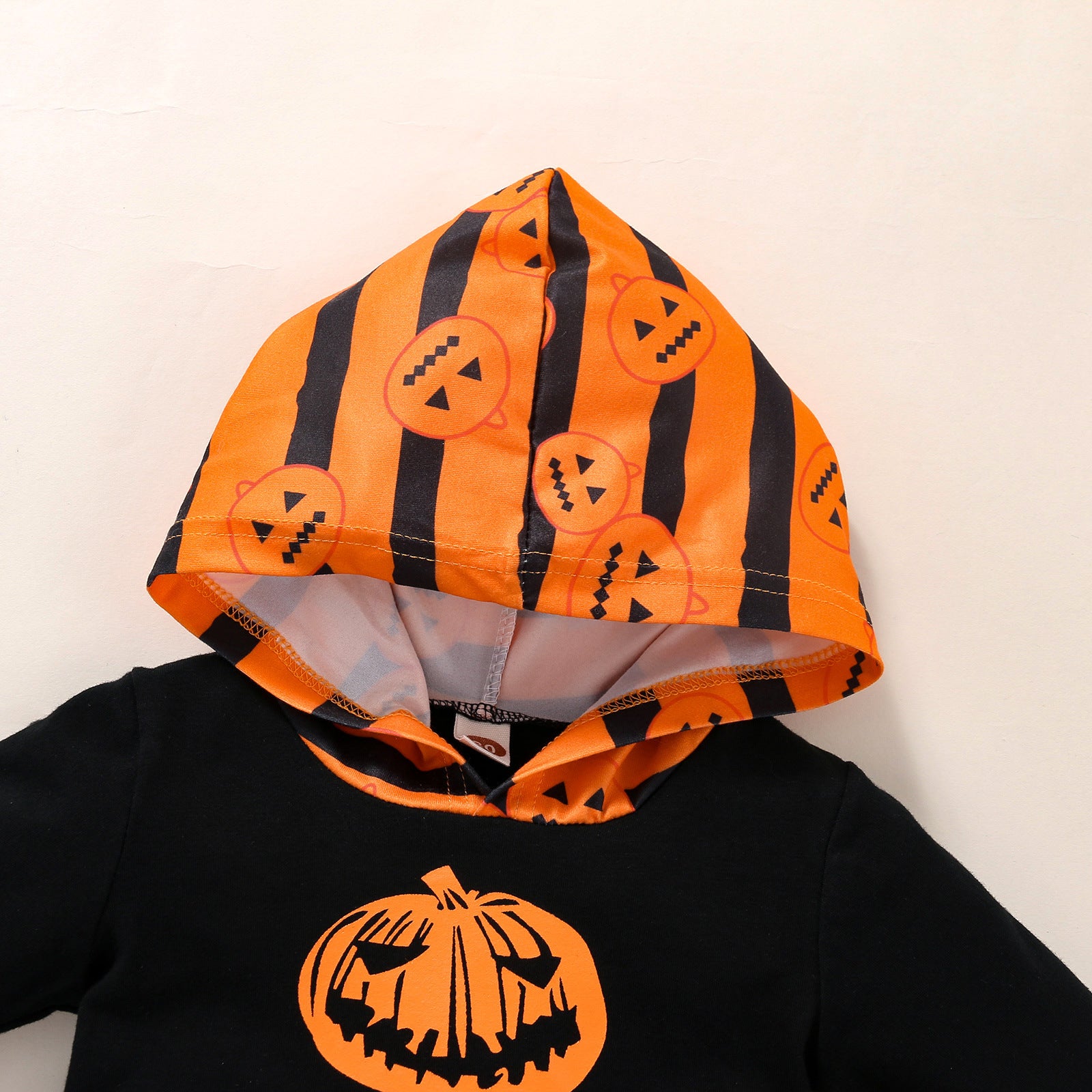 6M-4T Toddler Baby Pumpkin Print Halloween 2 Pcs Sets
