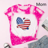 Family Matching Mother Daughter Short Sleeves T-shirt