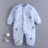 Baby Girl Boy One-piece Autumn Winter Cotton Warm Romper