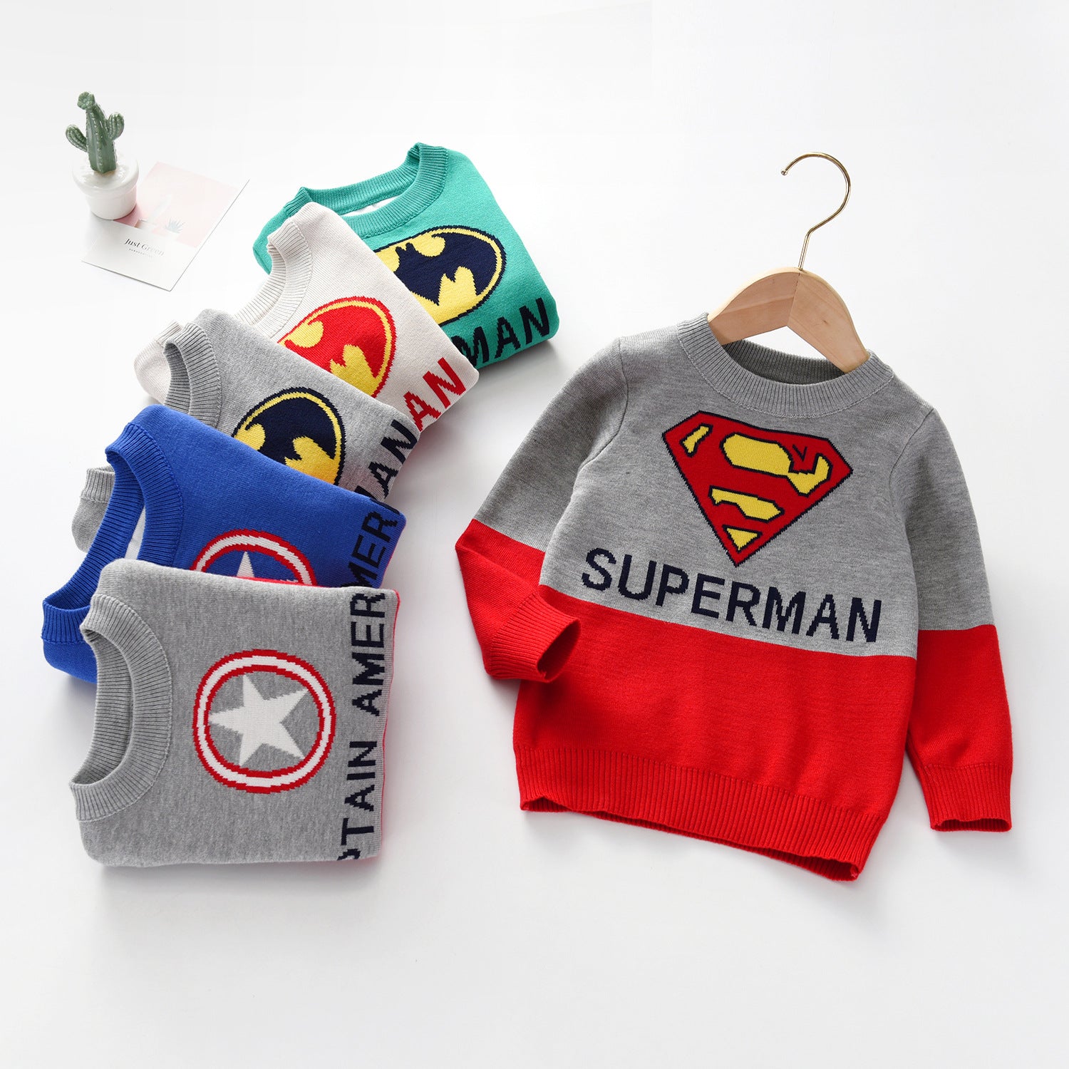 Kid Baby Girl Knit Pullover Autumn Christmas Jacquard Sweater