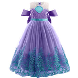2-10T Kid Girl Princess Mermaid Halloween Fancy Carnival Dresses