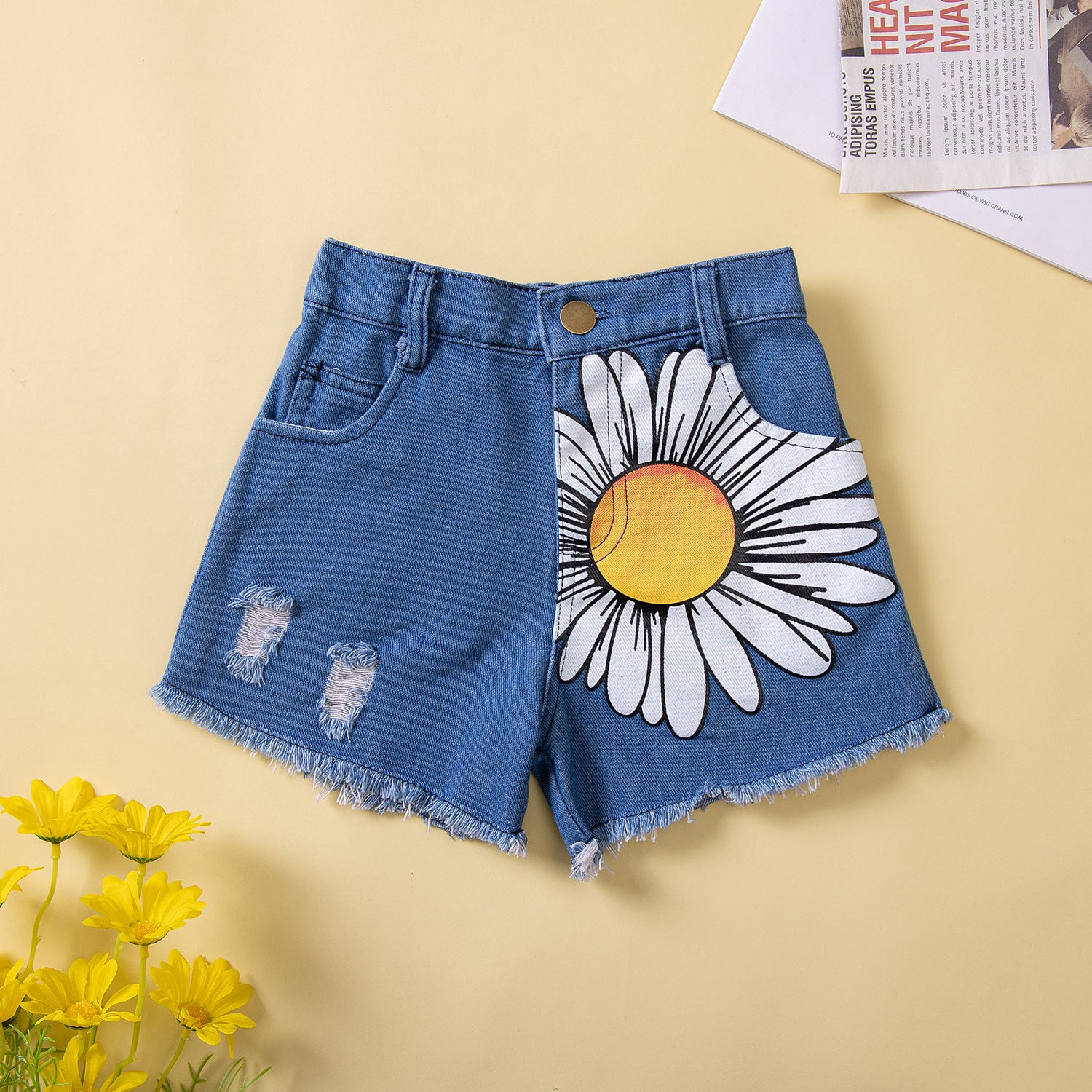 Kid Baby Girl Summer Short Sleeve Cool Flared 2 Pcs Sets