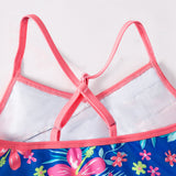 Kid Girls Swimsuit Ruffled One-piece Soaking Spring Beachwear