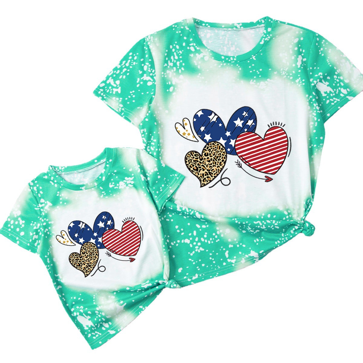 Family Matching Mother Daughter Short Sleeves T-shirt