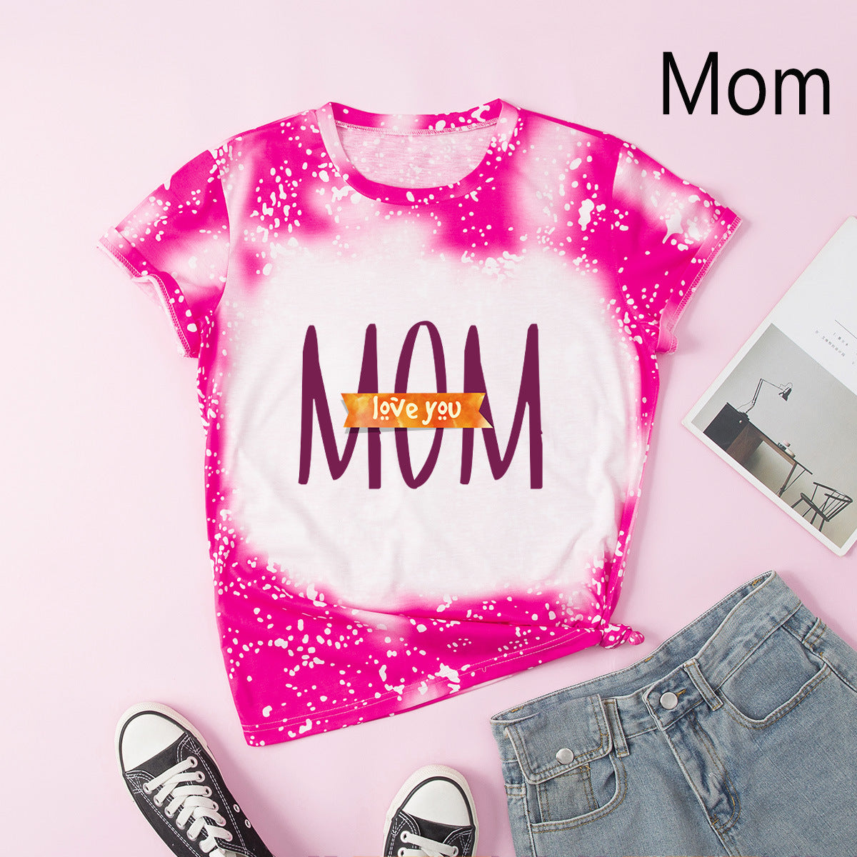 Family Matching Mother Daughter Short Sleeves T-shirt