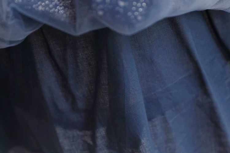 Kid Girls Princess Starry Night Autumn Frozen Lovely Dresses