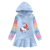 Kid Baby Little Girl Unicorn Cartoon Dresses