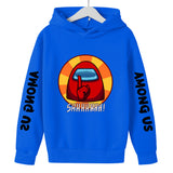 Kids Girl Boy Among US Peripheral Printed Hoodie