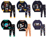 Kid Baby Boy Air-conditioned Long Sleeve Thread Cotton Pajamas 2 Pcs