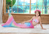 Kid Girl Mermaid Separate Bikini Swimsuit