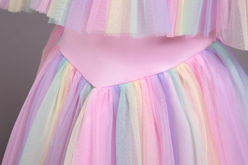 Kid Girl Princess Christmas Dream Gauze Performance Dresses