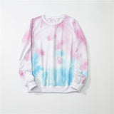 Family Matching Mother-daughter Tie-dye Top Trendy New Hoodie
