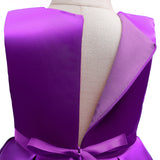 Kid Girl Princess Christmas Satin Dress