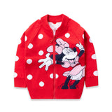 Kid Boy Coat Polka Dot Line Sweater